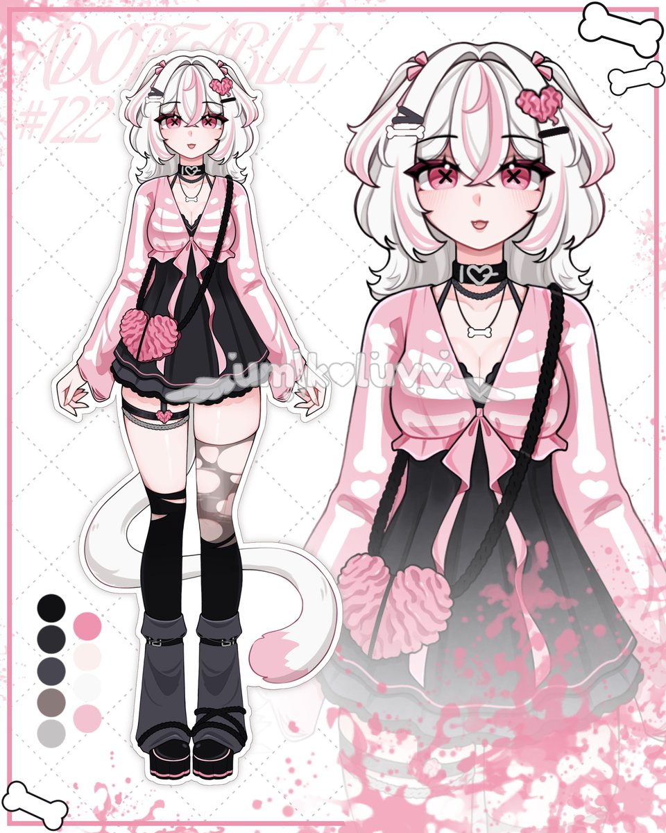 umikoluvv's tweet photo. 𖹭 Adoptable #122🧠🤍𖹭
SB: 30$
MI: 5$
AB1: 80$ (commercial use)
AB2: 100$ (commercial use +skeb chibi art)

♡ &amp; ⟳ are appreciated! ⊹ ࣪ ˖
✦ More info below~ ✦

#adoptable #adopt #oc #characterdesign https://t.co/dyVwHOUlCd