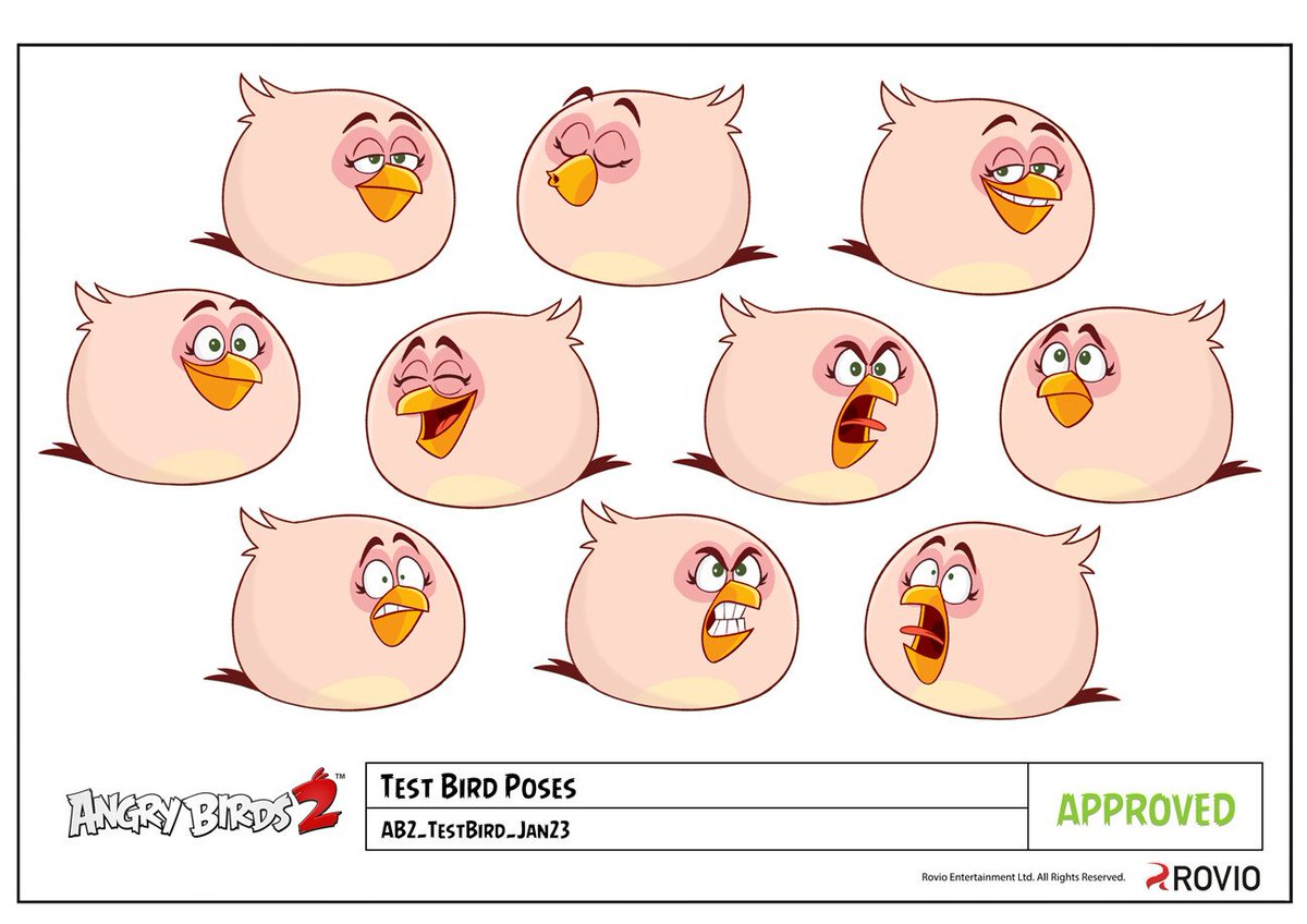 OddABFacts's tweet photo. Early designs for Angry Birds 2's Melody have been found on ArtStation. https://t.co/itK450LVSf