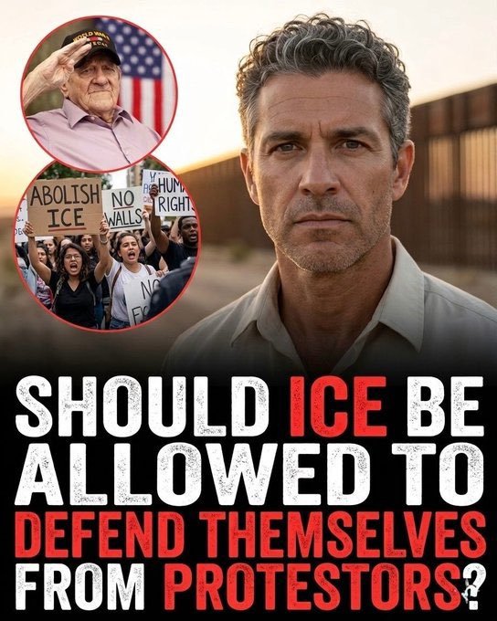 meisabella32's tweet photo. SHOULD ICE AGENTS BE ALLOWED TO DEFEND THEMSELVES WHEN PROTESTERS TURN VIOLENT?? 

YES or NO?? 

WHERE DO YOU STAND?? https://t.co/DzyQYCQZ0v