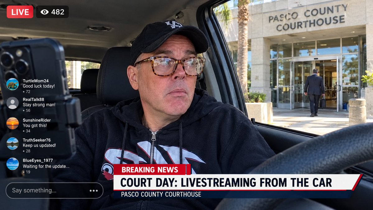 sweetcarolin6's tweet photo. So, JLR sat in his car OUTSIDE the courthouse -whilst his lawyer plead guilty to disorderly conduct and pretended he was inside the court and had to change clothes? Told subs he was innocent - streaming on Kick/celebrated and broke the law disbaraging the victim for 2 hours? 🤯 https://t.co/yxOe2tP0Ew