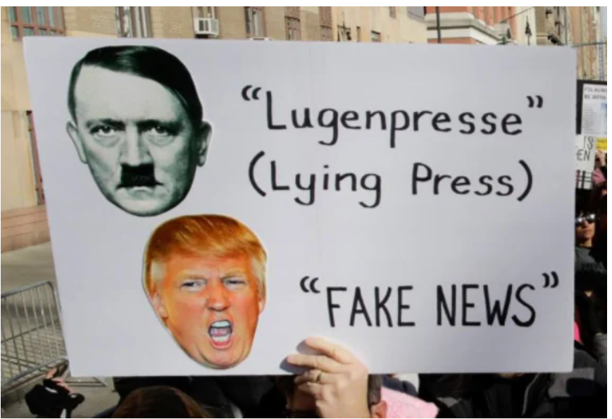 bracing's tweet photo. @StevenCheung47 This regime cries "fake news" about everything truthful reported bout it.

Hitler did this too, constantly calling the press the Lügenpresse (lying press) until he was able to entirely suppress truthful reporting by the time he dragged all of Europe into disaster. https://t.co/YI4rUOTHXI