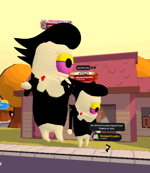 GoldenFlowery88's tweet photo. Man what is Vrchat all about and what is my partner and this other Spamton doing I'm crying https://t.co/nVYe1RUjUF