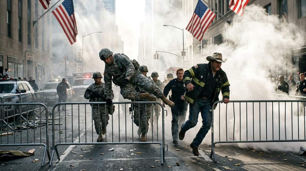 japan_nobunaga's tweet photo. Watch the footage of the finish line on Boylston Street in Boston on April 15, 2013.

Do not look at the explosion. Look at which way the people in the street are running half a second later.

When two pressure-cooker bombs tore through the crowd, nobody knew if a third or fourth bomb was about to detonate. Every human survival instinct screams to run away from the smoke.

Instead, dozens of Massachusetts National Guard soldiers who had just marched twenty-six miles in full combat boots grabbed the steel barricades, ripped them apart with their bare hands, and vaulted straight into the white smoke.

Right beside them ran a man in a cowboy hat named Carlos Arredondo, the proud father of a U.S. Marine who had fallen in Iraq. He knelt in the shattered glass and pinched a young runner's severed femoral artery closed with his fingers while wheeling him to an ambulance.

Runners who had just crossed the finish line tore the sweaty shirts off their own backs to tie tourniquets around strangers' legs.

And here is the medical statistic that stunned the world.

Over 260 people were wounded in that blast, many with catastrophic amputations. Yet because U.S. military combat medics had brought battlefield tourniquet training back from Iraq and Afghanistan to American trauma teams, every single person who reached a Boston hospital alive survived.

One hundred percent survival inside the hospital doors.

Terrorists build bombs to make a nation kneel. In Boston, people jumped the fence into the fire and refused to let a single neighbor bleed out.