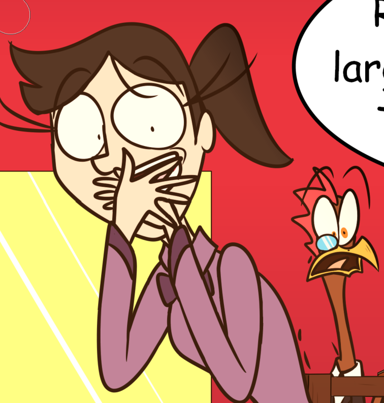itheparrott's tweet photo. This is my other favorite image from my comic page I'm about to upload! I just love her shocked but also can't help but laugh type face. Like she's shocked AND finds the situation funny at the same time. You don't see that in much media when it's a realistic reaction.
#art https://t.co/xH3KOWwcaf