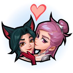 acervokaisa's tweet photo. K/DA Firestarter Kai'Sa and Ahri emote (Wild Rift) https://t.co/rqmEzBkIgN