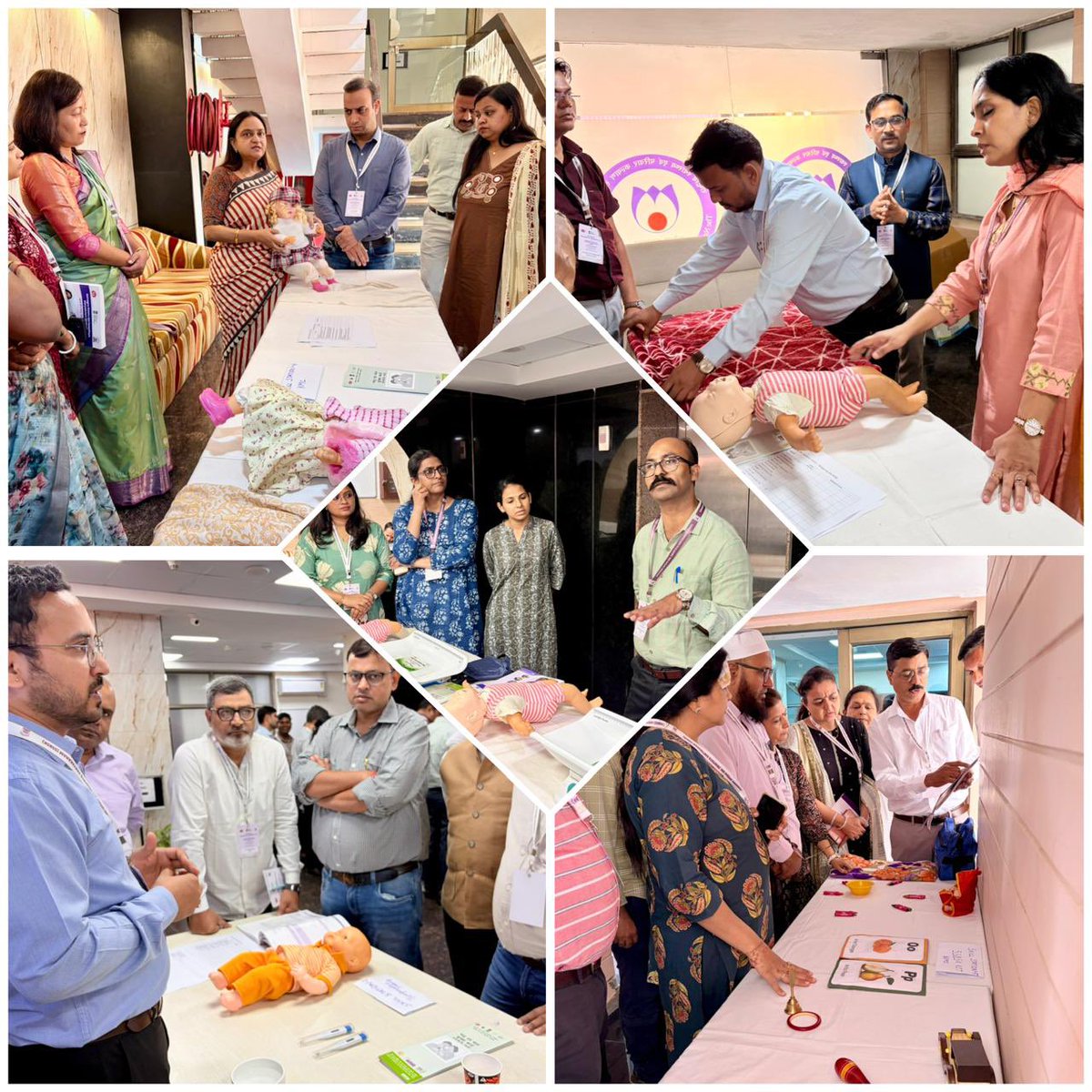 MoHFW_INDIA's tweet photo. Strengthening State Capacities for Quality Child Healthcare and Healthier Beginnings!

The Child Health Division, MoHFW, successfully concluded the two-day National Training of Trainers (ToT) on Samagra Shishu Bal Swasthya Karyakram (SSBSK) on 22–23 October 2026 at NIHFW, New Delhi, with over 100 participants from 13 priority States/UTs.

The training featured expert-led sessions, hands-on training on the Shaishav App and practical skill stations covering essential newborn care, including Home-Based Kangaroo Mother Care. Interactive discussions and case-based learning strengthened understanding of integrated care from birth to 36 months.

Participants were encouraged to develop State-specific cascade training plans to strengthen frontline capacities and support effective implementation of SSBSK, reinforcing MoHFW’s commitment to quality child healthcare and healthier beginnings.

#SSBSK #ChildHealth #Shaishav