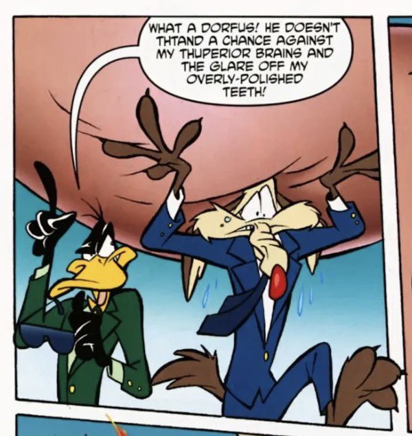 Swamped_casket's tweet photo. I’m actually a really big fan of Daffy teaming up with Ralph and Sam in the comics its very fun https://t.co/EyiKQSVTts