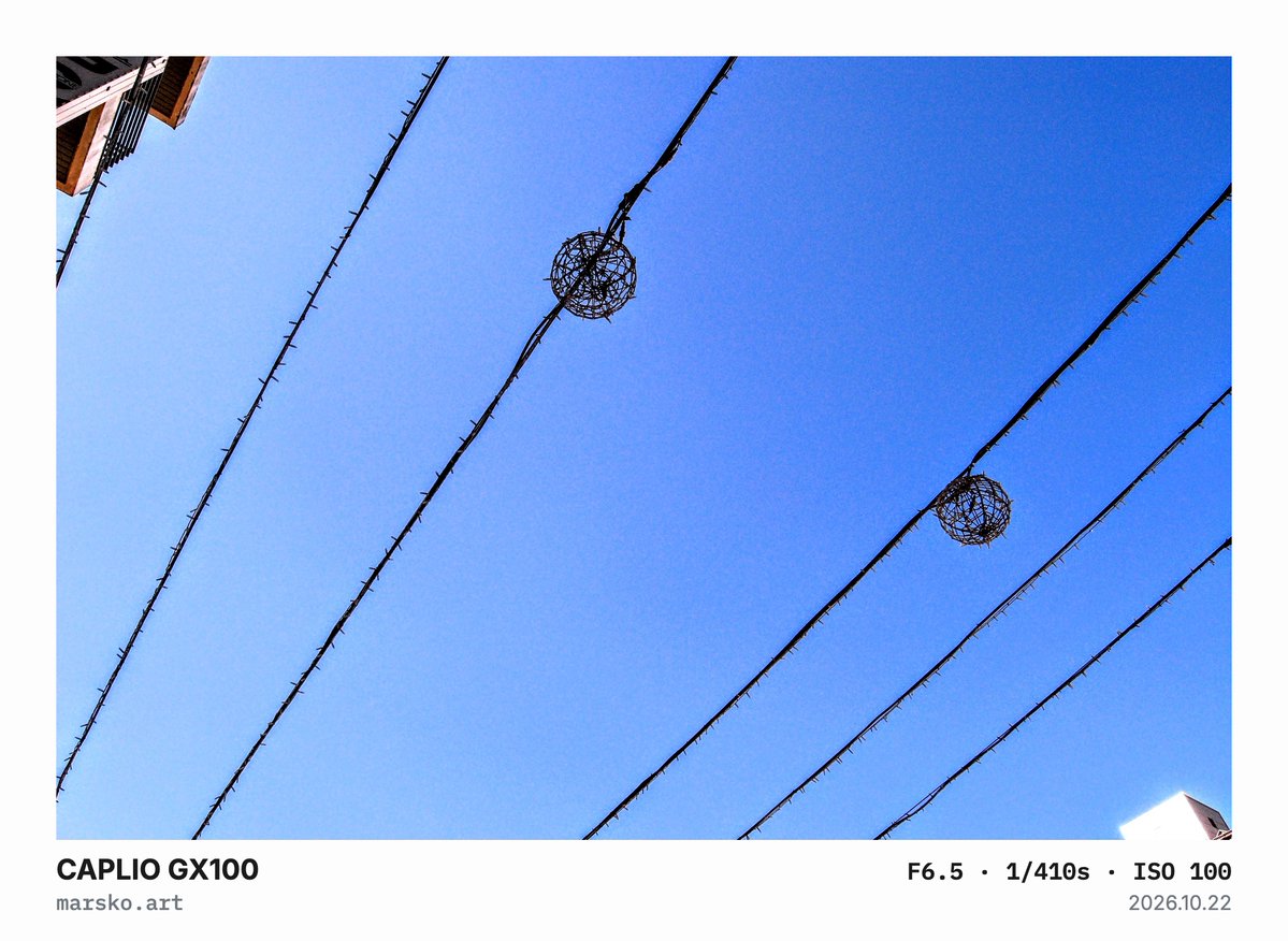 Sky with wires