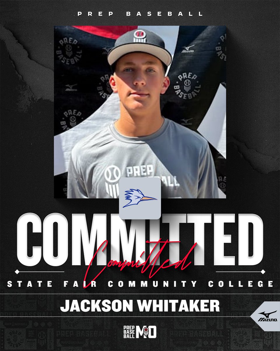 PrepBaseballMO's tweet photo. INF Jackson Whitaker (Odessa, 2027) commits to @StateFairBSBL

👤: https://t.co/xoHG7uarCR // @JacksonW2218 https://t.co/HmL6WyxtOC