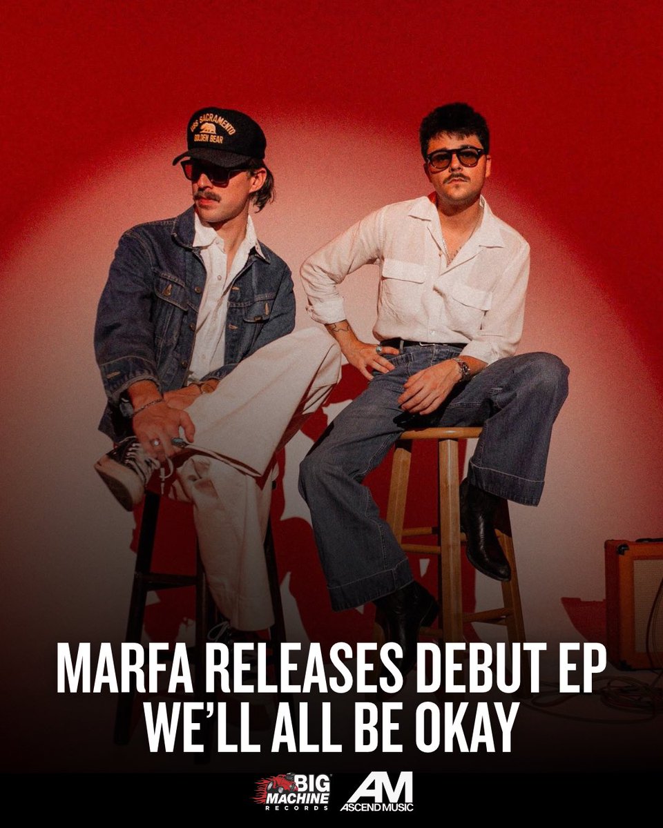 BigMachine's tweet photo. We’ll All Be Okay, because @MarfaBand’s Debut EP is here.😊 Listen everywhere now: https://t.co/QLA8aZOaSb https://t.co/l5lAlzHPYl