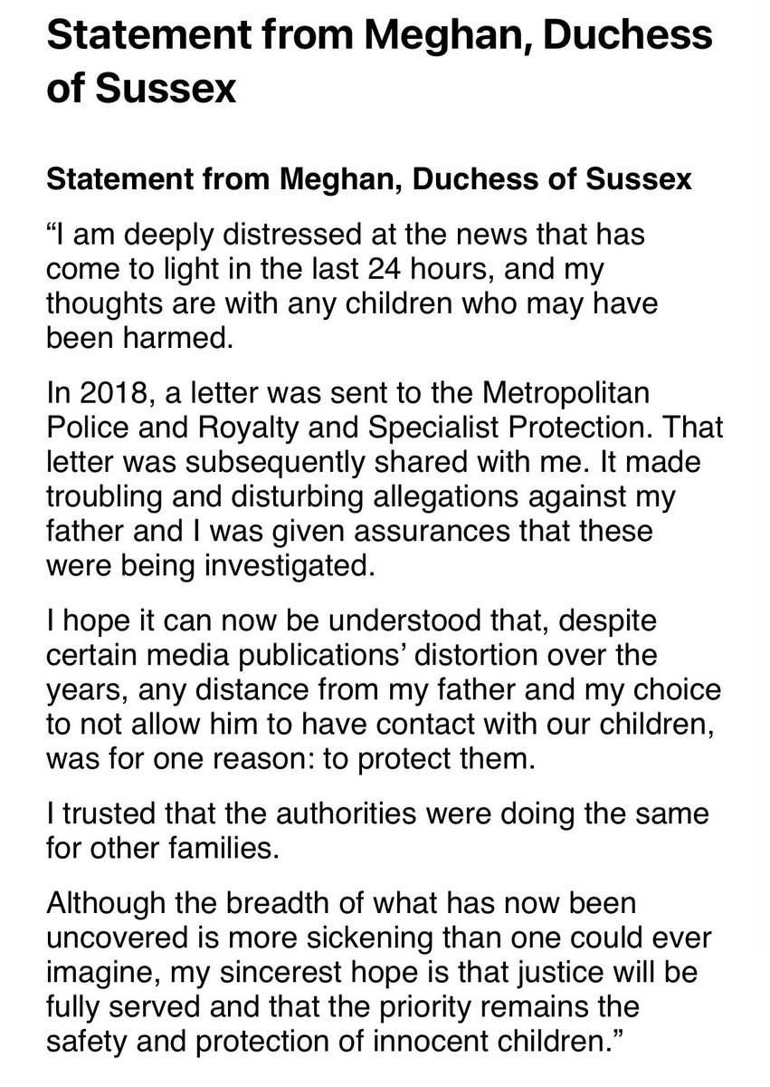 k_malza's tweet photo. What a despicable human being this woman is - your dad is an American citizen yet you report this to UK police, not the FBI. She's somehow trying to blame the Royals for this KAK nvm that she sat on this for 8yrs even though she's an advocate for child safety FCK HER!!! https://t.co/gXr2WK7xOu
