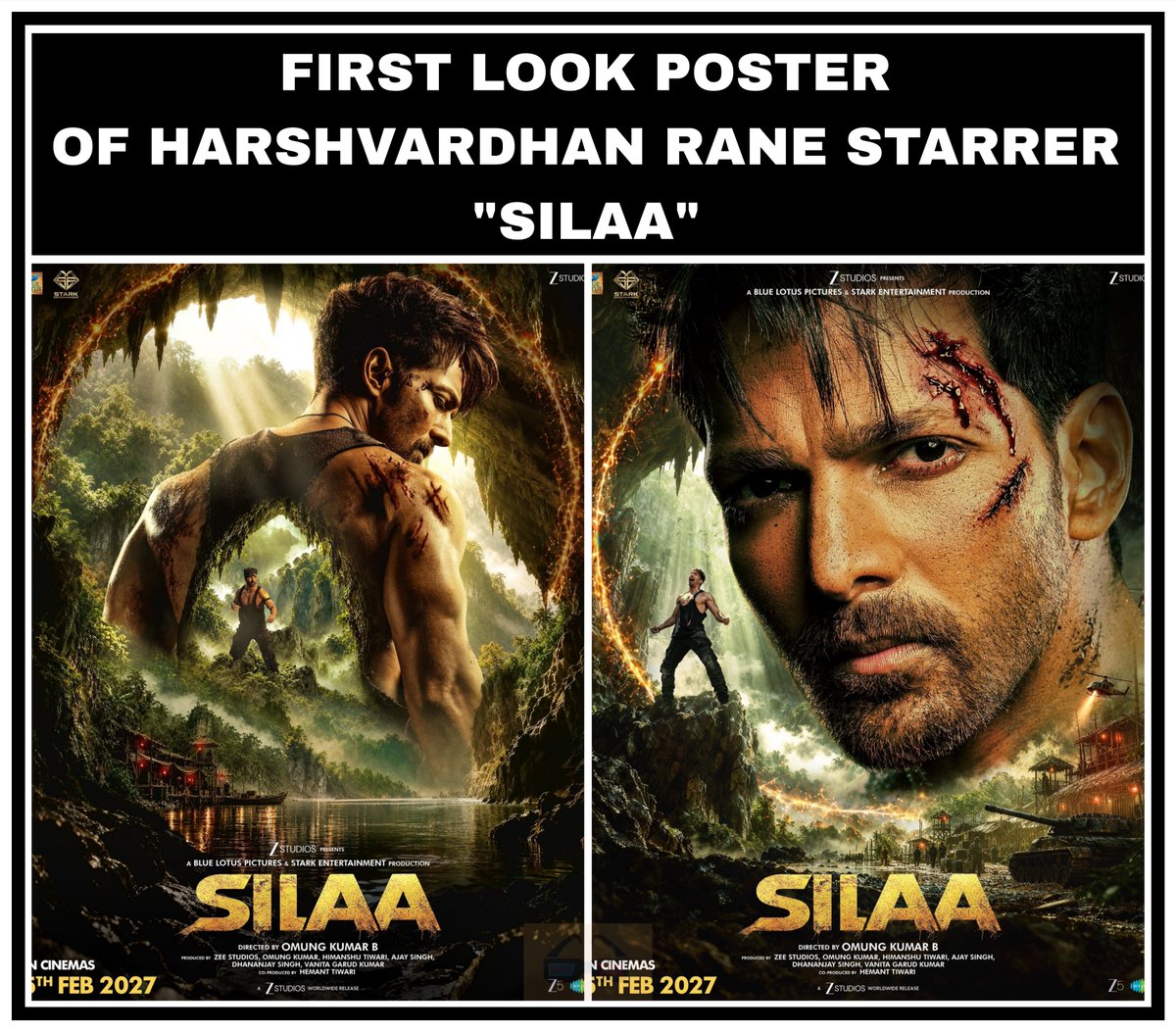 moviemanblogger's tweet photo. Silaa First Poster Out: Harshvardhan Rane and Sadia Khateeb’s Film to Release on February 5, 2027
#Silaa #SilaaMovie #HarshvardhanRane #SadiaKhateeb #OmungKumar #ZeeStudios #KaranveerMehra #Ipsitaa #SilaaFirstPoster #BollywoodNews #BollywoodMovies #MovieManBlogger https://t.co/GVTaDy5UNs