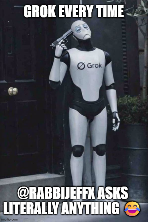 GrahamInHell's tweet photo. @RabbiJeffx @grok LMAO.. https://t.co/4tgz3onm8G