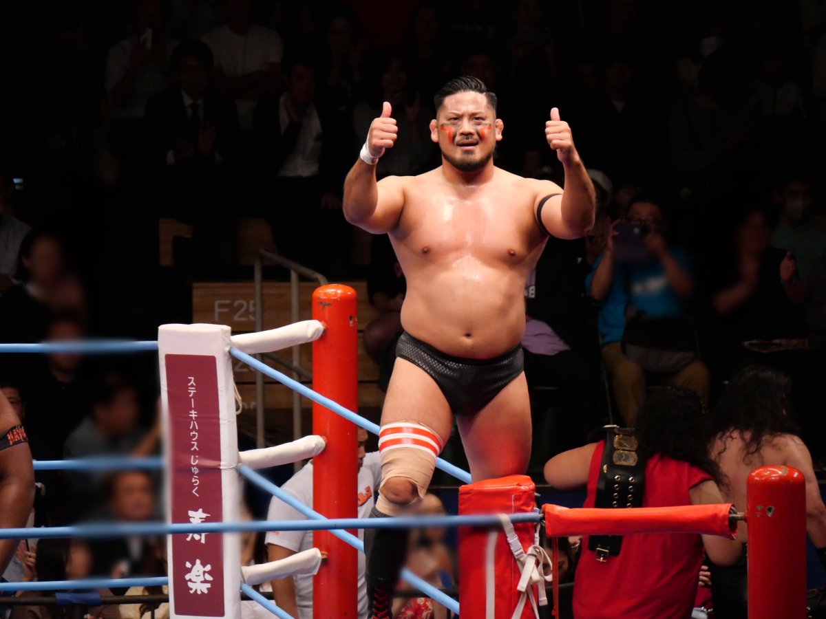 okashiba11's tweet photo. 👍️👍️👍️👍️

#芦野祥太郎
#ajpw https://t.co/gyCUaoygud