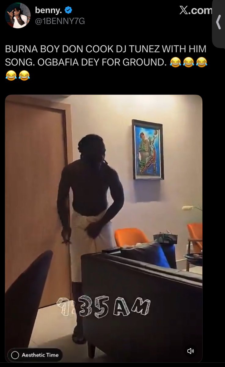 JAY5OFX_II's tweet photo. “E no go better for you, Burna boy & other outsiders” for this  nonsense tweet . 

You talk about crossing boundaries, yet you think Wizkid is the bad guy here? 😂

Burna Boy has disrespected Big Wiz publicly countless times, and Wizkid has repeatedly chosen to ignore it. It wasn’t until Burna Boy recently went after his DJ that things escalated. I’ve never seen Wizkid publicly insult Burna Boy before the incident involving his DJ. 

I don’t even need to talk about his statement concerning Wizkid Fc 

Pity card won’t be tolerated anymore and we don’t want any friendship from anyone them.