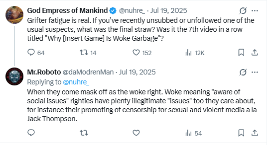 daModrenMan's tweet photo. @eeriefairies @RacerchrlHinkle @HS07641012 @mrpyo1 You want proof? I flamed popular anti-wokers plenty. https://t.co/cyK2jcVJHH