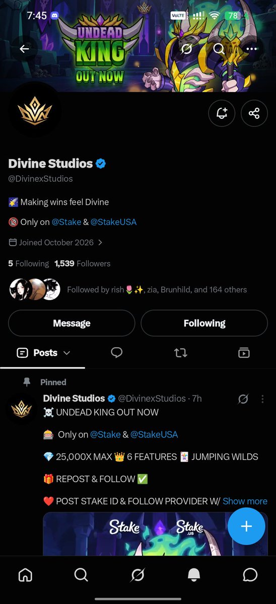 444yoursmicha's tweet photo. @Kimuradash @fencer_gg @1morestudios @DivinexStudios @StahnGG @Stix_GG1 followed all 🫡

CONGRATS UNC! 🤘🏻

0xa24784379b4f27085b9cC52111C40C3d40fbF32D https://t.co/PBpsLwcvG3