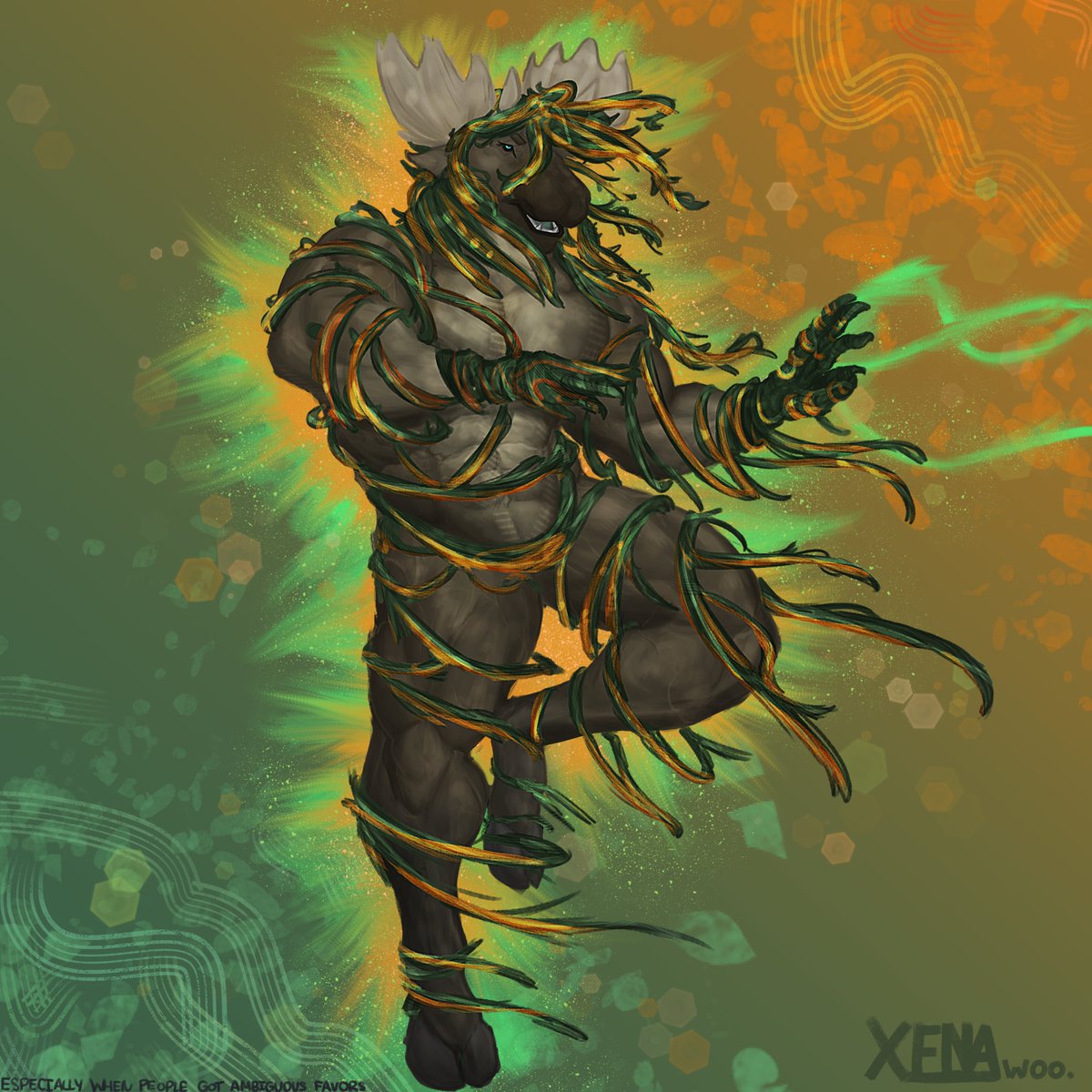 xenadrawsart's tweet photo. Day 3 - Guardian of The Forests 🫎 https://t.co/WB0R8fBn8F