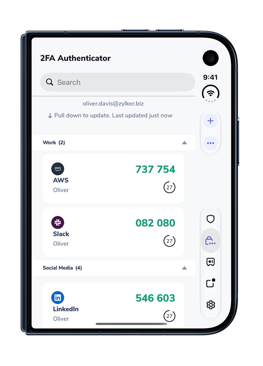 ZohoOneAuth's tweet photo. @MKBHD Experience reliable 2FA and MFA on the new #iPhoneDuo 😎

#AuthenticatewithZohoOneAuth https://t.co/2SKYOKP7AU