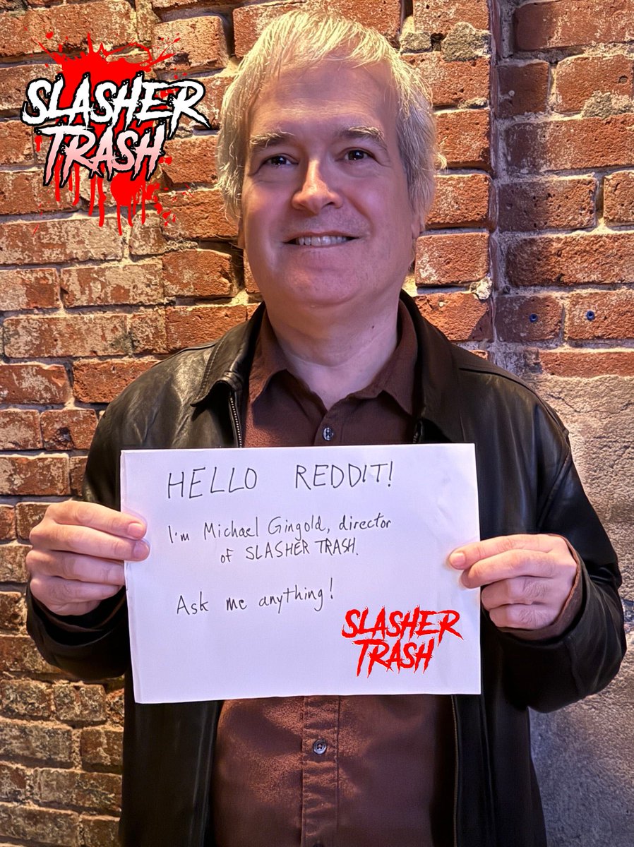 SlasherTrash's tweet photo. SLASHER TRASH | Michael Gingold is LIVE! 

🚨 The AMA with Slasher Trash writer/director Michael Gingold is now live! Head on over to r/slasherfilms and get your questions in from now and Michael will be around from 12 Noon EST to answer them! 

https://t.co/1Isi84pzxp https://t.co/FqSZb2zZOM