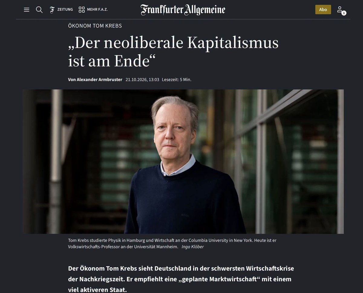 ThorstenPolleit's tweet photo. Man kann den Sozialismus als "neoliberalen Kapitalismus" umetikettieren. Trotzdem bleibt er Sozialismus. https://t.co/Ogs3p8Doxp