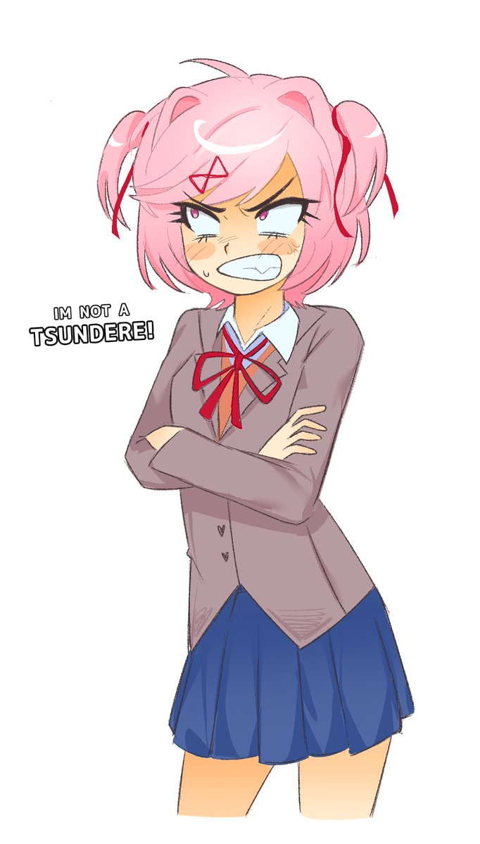 pwimimi's tweet photo. Hi first time drawing natsuki i think #DDLC https://t.co/B0RKzS7CVM