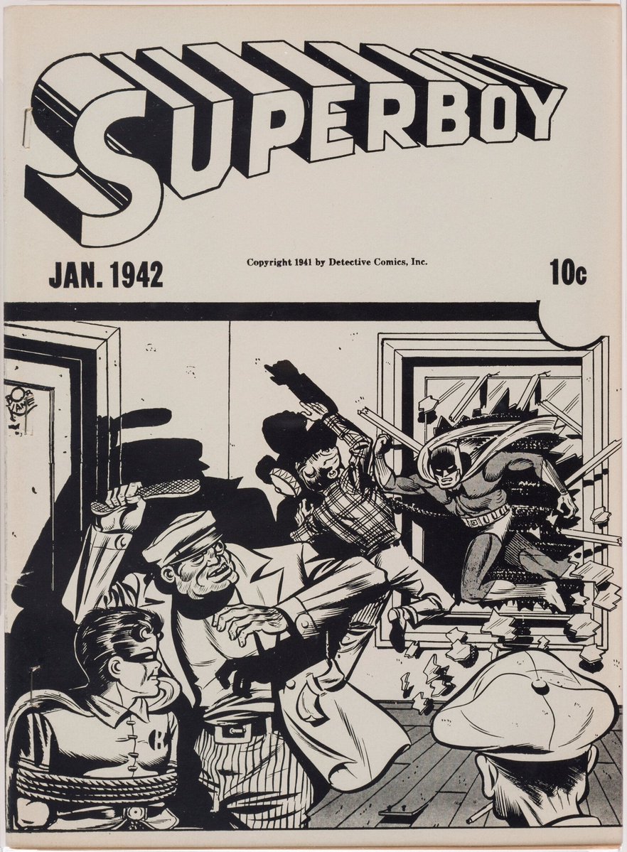RobMessick's tweet photo. DC would reprint comics as ashcans just to throw a new Title on them to copyright the name.

@DCComics @DCOfficial @Superman
#JoeShuster #JerrySiegel #DCComics 
#Superman #ActionComics
@JamesGunn @actioncomics
#Superboy #Supergirl #SuperWoman https://t.co/a74yKlIMSI