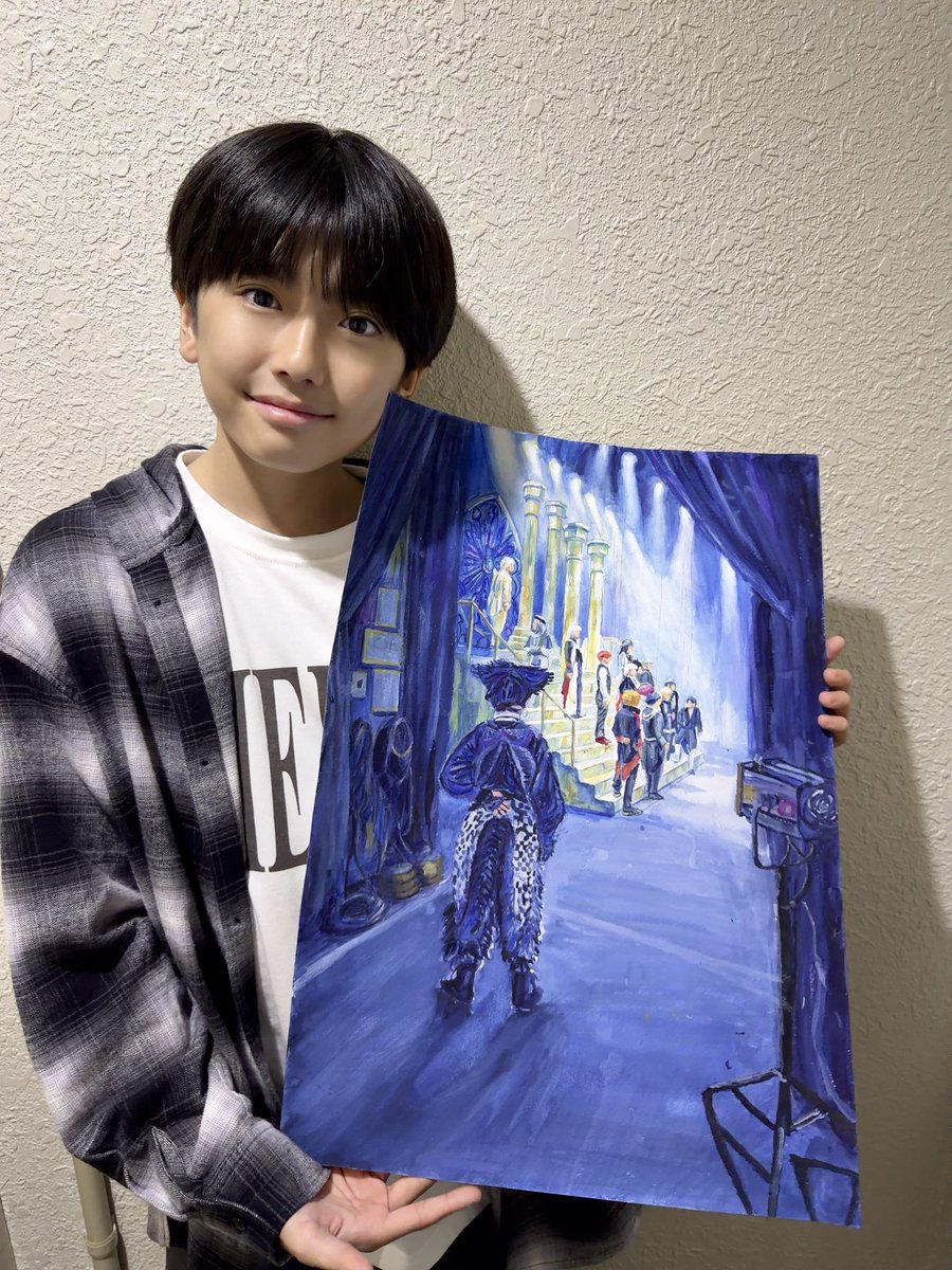 tontonchan06's tweet photo. 誕生日お祝いメッセージ、
本当にありがとうございました！✨

実は最高のプレゼントになる嬉しい知らせが届きました！
第5回「#みらいのゴッホをさがせ！」作品展にて、僕の『僕だけに見える光』が #入選 しました😆

初めての絵画コンクール！
作品への想いや展示会詳細を下に繋げます👇　#村山董絃 https://t.co/0tIUPwIInf