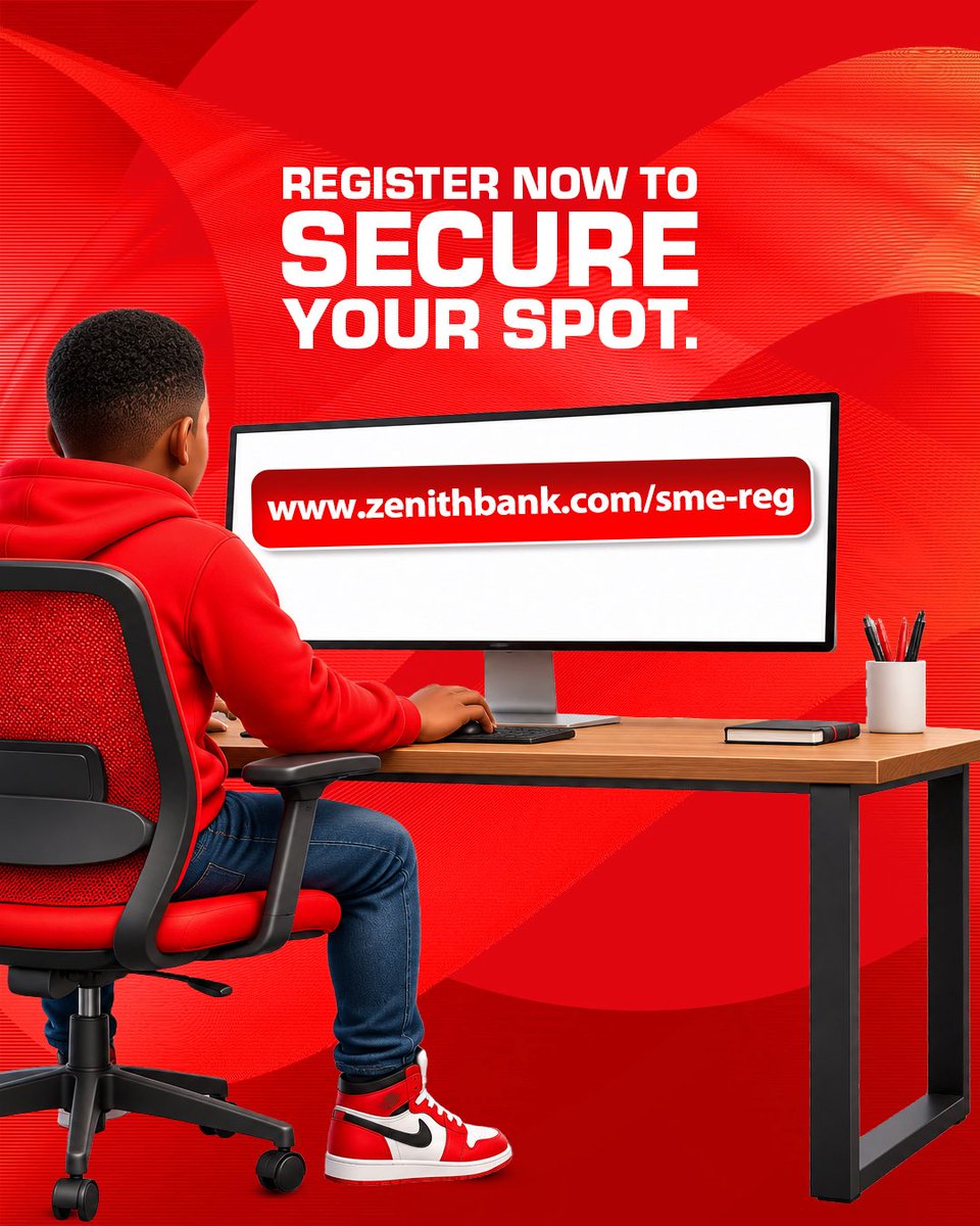 ZenithBank's tweet photo. Join us Live on YouTube (Zenith Bank PLC) and Zoom on Thursday, 29th October 2026 for an insightful session themed “Cyber Smart, Business Safe: Turning Employees into the First Line of Defense. 

To register, kindly visit https://t.co/7anEHtn0vA

#ZenithBank #SMELearningSeries #SMEGMB