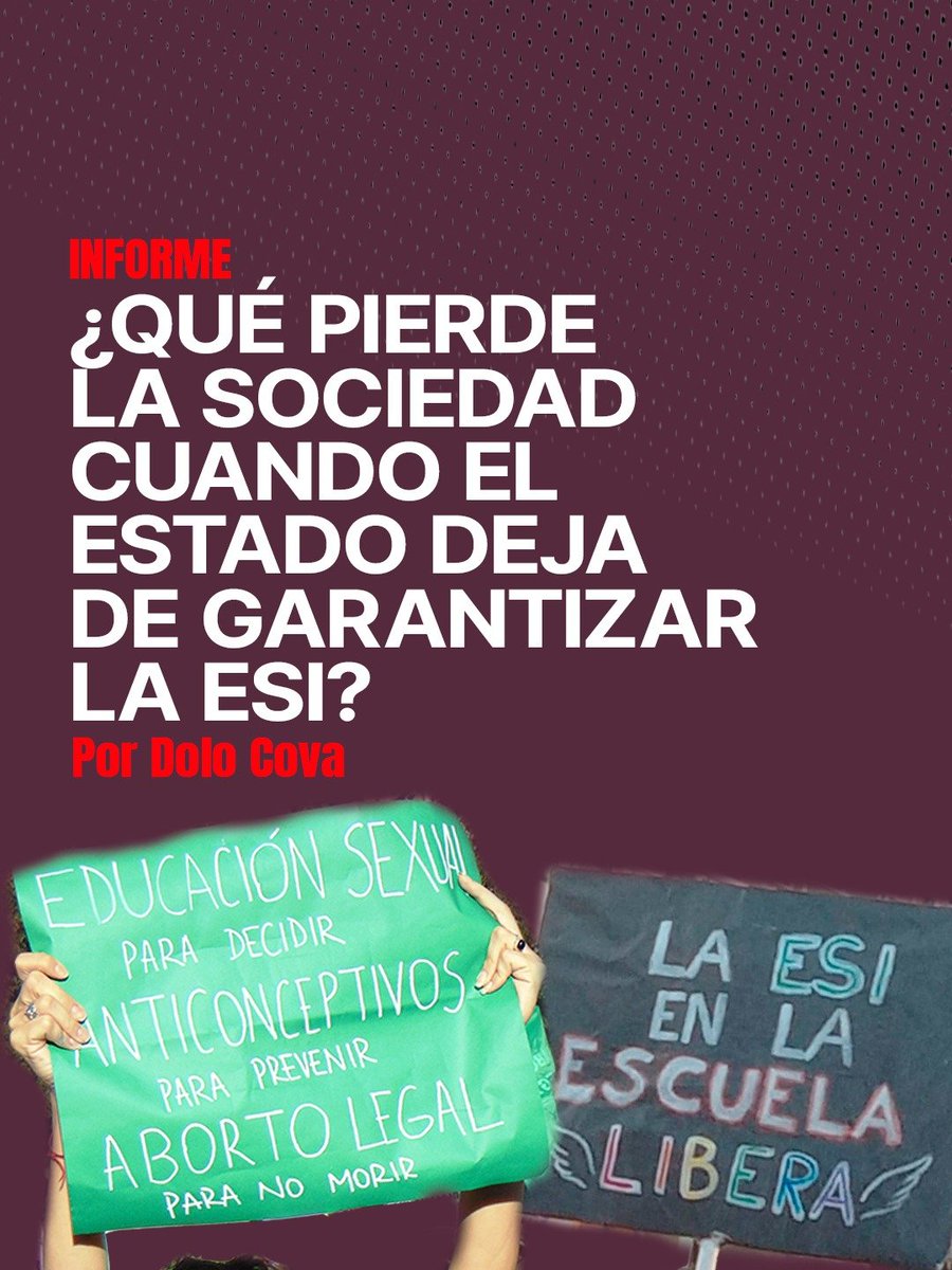 LaVanguardiaArg's tweet photo. 🫂 A veinte años de la Ley 26.150, un balance sobre el impacto de la Educación Sexual Integral en las aulas, la prevención de violencias y la baja en la fecundidad adolescente. El peligro del abandono estatal y los desafíos que siguen vigentes.

✍️ @dolocova2025 https://t.co/imNuEPdgWA