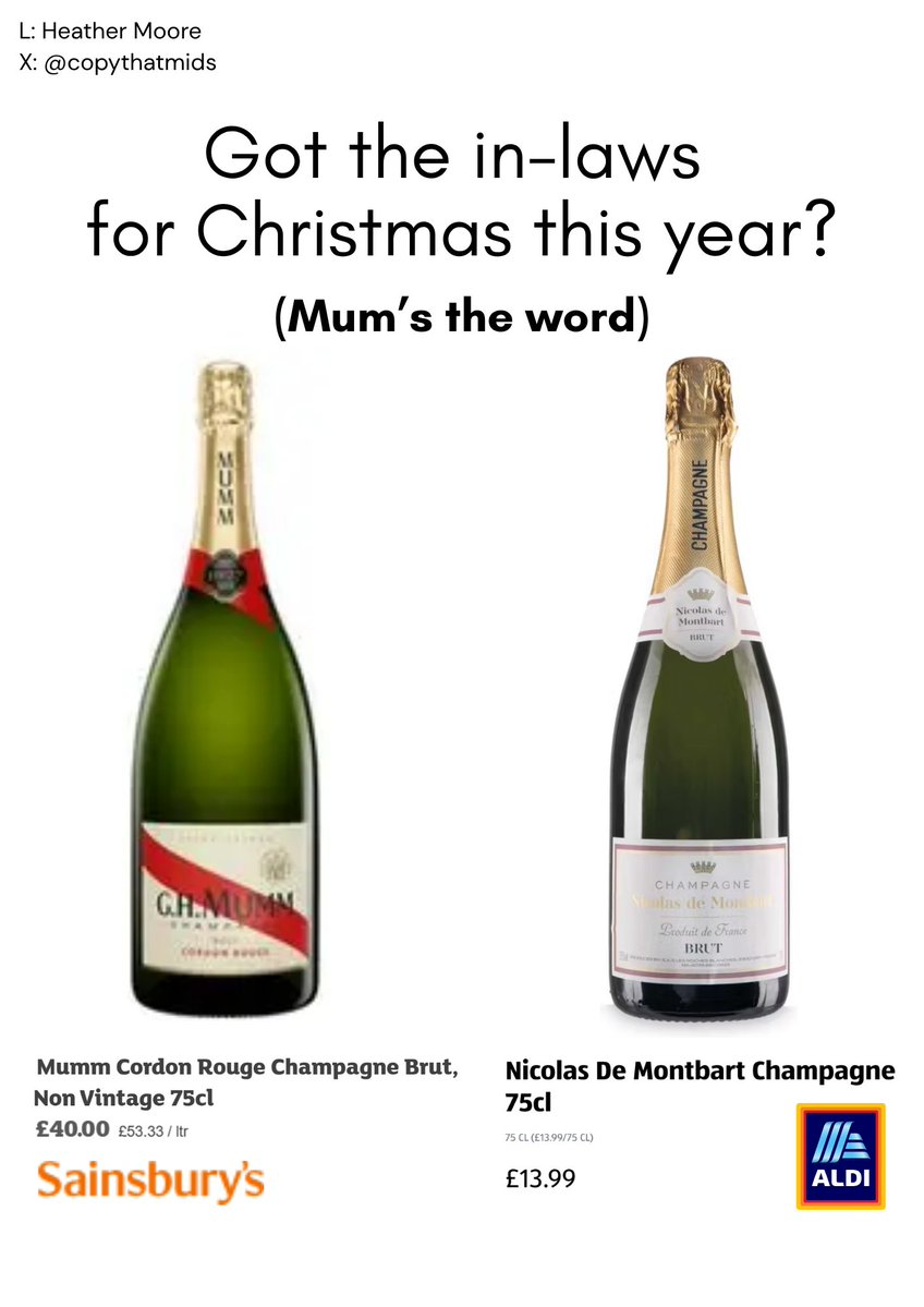 copythatmids's tweet photo. One Minute Brief of the Day - 23/10/26
Create posters to Advertise #Champagne for #GlobalChampagneDay 🍾 🥂 @oneminutebriefs https://t.co/ouvuDDc1je