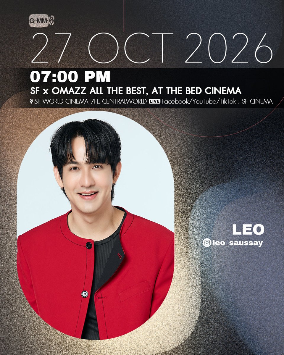 GMMTV's tweet photo. [Update] Artist Programs &amp; Events

#GMMTV https://t.co/XvIpnFRWt2