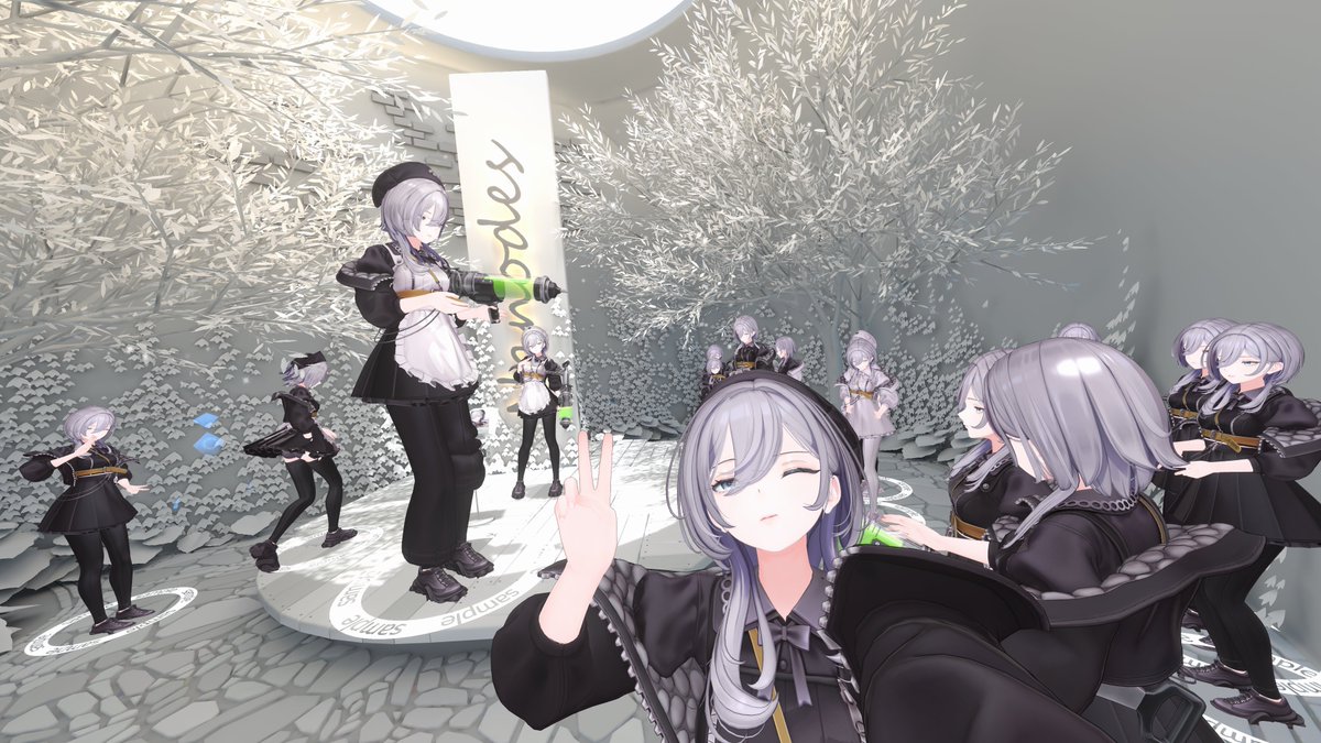 nanodes_meeting's tweet photo. ナーデルさん試着会、開催中です!!
#VRChat
#nanodes3D https://t.co/0swCffWBKc