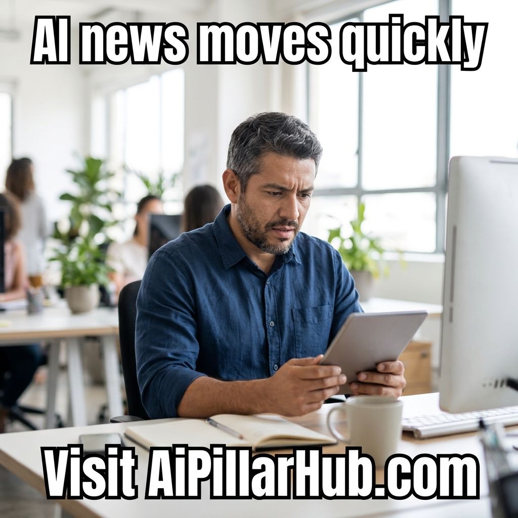 AiPillarHub's tweet photo. 📰 AI news moves quickly. AI Pillar Hub adds why-it-matters notes and original reporting credits, so you can follow AI tools, agents, and robots. 🔎🤖

Visit Link In Bio

#AINews #AIAgents #Robotics #AITools https://t.co/Q91NJXvEOM