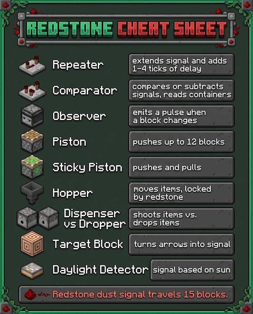 HebertySales's tweet photo. Don't struggle with redstone anymore. https://t.co/amcu5dpb3M