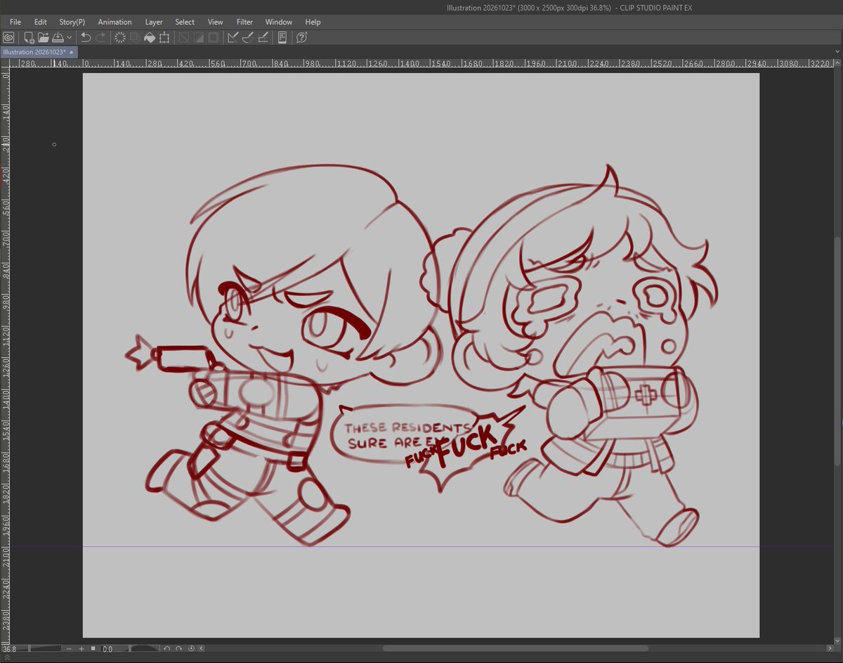 CoconutBiko's tweet photo. I should be printing my new merch for this weekend but here I am doing last minute designs hahahahahahelp https://t.co/qfUVMOShBO