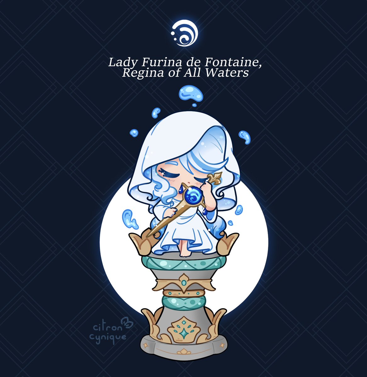 citroncynique's tweet photo. Statues of the Seven (5/7) 💧 Focalors - Furina

#GenshinImpact https://t.co/Xo2iMxfw2a
