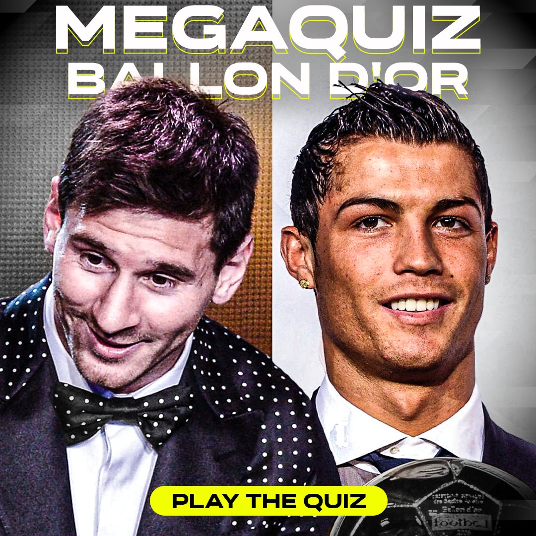 433's tweet photo. 𝐌𝐄𝐆𝐀𝐐𝐔𝐈𝐙 🧠 𝐁𝐚𝐥𝐥𝐨𝐧 𝐝’𝐎𝐫  🏆

From iconic winners and record-breaking legends to unforgettable moments in football history 🌟⚽

Test your knowledge of the most prestigious individual award in football ✨🥇

How many can you get right? Prove you know your 𝑩𝒂𝒍𝒍𝒐𝒏 𝒅’𝑶𝒓 history! 👑
https://t.co/NkB0xgAesT