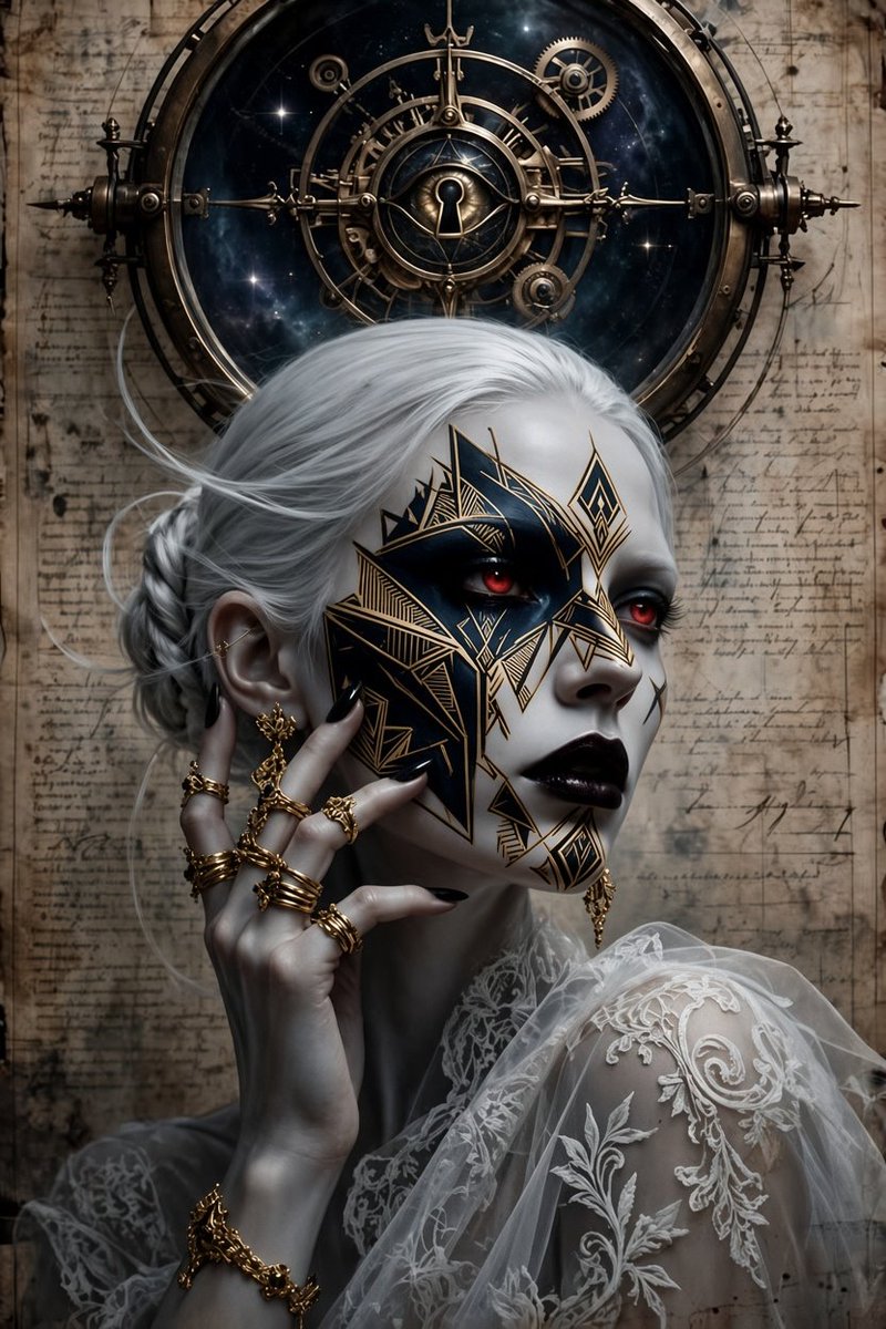bionicanadian's tweet photo. Phrase:Gilded mist Tag:#bionicanadian @bionicanadian 4likes/RT Pic @FoxProse 
Eyes of a tempest midnight moon, Miasma, the foulest Demon Queen rising through a gilded mist, her beauty both the trick &amp; treat... a sable soul must turn the key allowing her to hunt you after twilight https://t.co/yx4paUkWqc