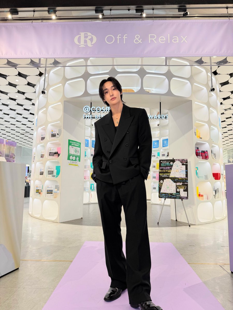 NeNi961111's tweet photo. Wonbin as the First Ambassador for Off & Relax visiting Grand Open Store and fansigning Event in Tokyo 😍🧡💜🧴✨️
@offandrelax
#offandrelaxXwonbin
#WONBIN #원빈 #박원빈
@RIIZE_official
#RIIZE #라이즈
#RISEandREALIZE https://t.co/U1pGc7Blby