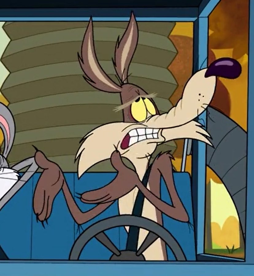 kelpietown's tweet photo. i’m growing fond of this specific wile e design he’s ugly but in a charming way https://t.co/ncKlIQjGJ7