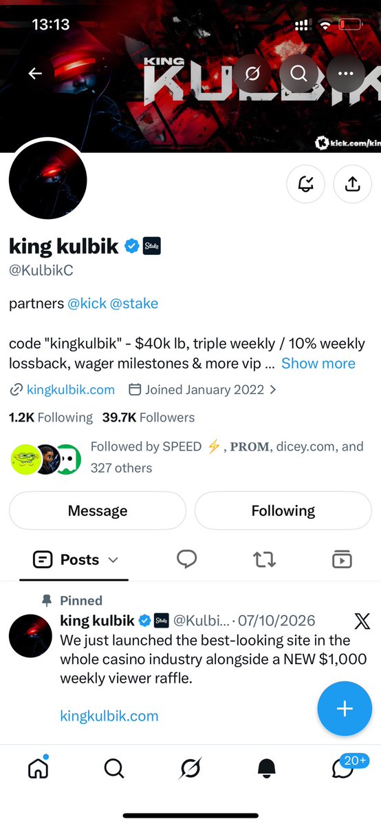 Regularboy04's tweet photo. @KulbikC Manifesting a win 
Thank you @KulbikC https://t.co/Z7DbN0RnPb