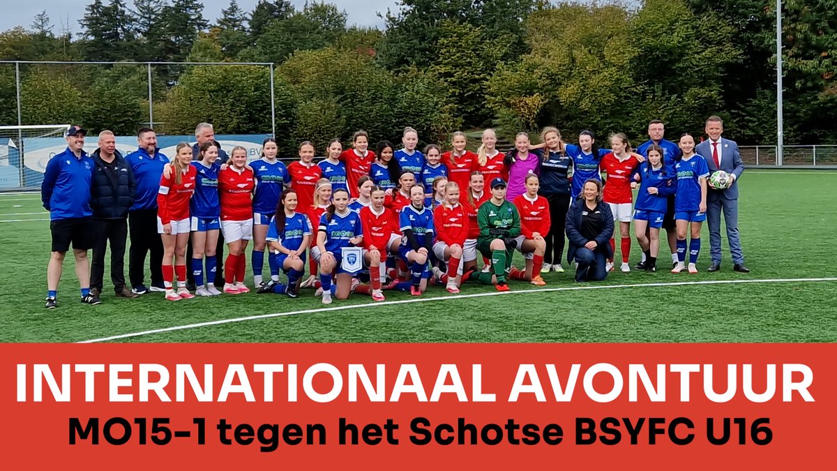Excelsior31TV's tweet photo. 📺 Internationaal avontuur van Excelsior'31 MO15-1 tegen het Schotse BSYFC U16 

👉 https://t.co/CcoDPda49J https://t.co/pOtyZDmdeZ