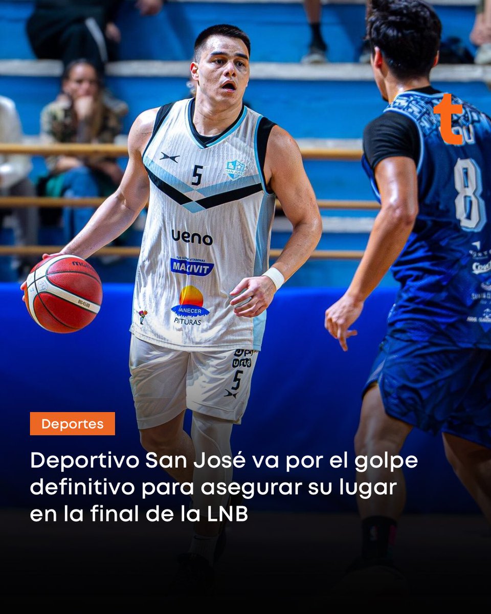 trecepy's tweet photo. Noche de ¿definición? en la #LNBXTRECE 🏀

🩵 Deportivo San José buscará esta noche, desde las 21:00, cerrar la serie ante Amambay y asegurar su lugar en la gran final. El tercer enfrentamiento tendrá lugar en el León Coundou y podría ser decisivo para el cuadro santo.

📺 En vivo por el TRECE, en señal abierta, y @Latribupy_, vía streaming.

#TreceDeportes #SiempreConectados