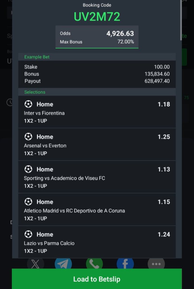 kylian_keith's tweet photo. 4.9k odds for the weekend ✅ 

Sportybet code: UV2M72 💥 https://t.co/ZArFYWuXjg