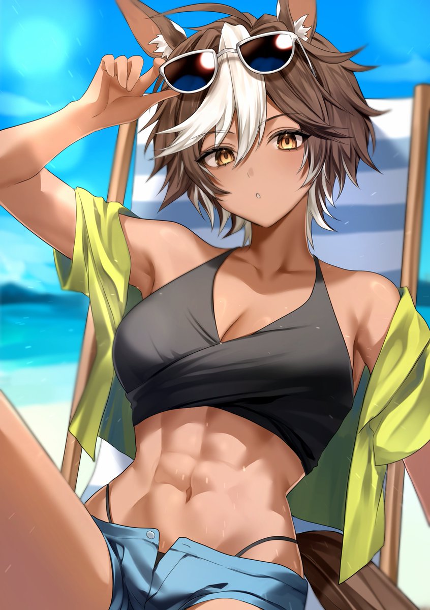 UmariTomoe's tweet photo. Hm? I guess it's time to go swimming. https://t.co/uGlo6zoi0p