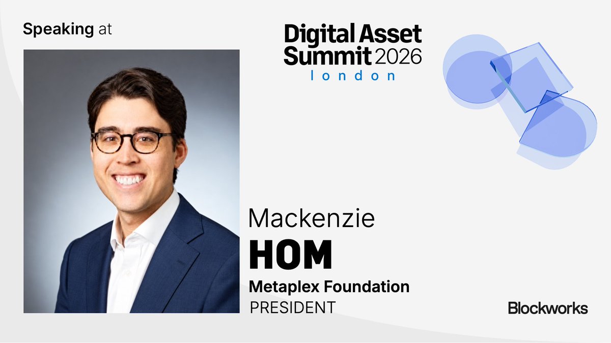 blockworksDAS's tweet photo. NEW: @metaplex President @DegenMack to speak at DAS London

Nov 10-11. London.
Be there: https://t.co/w9Bk04Cfkm https://t.co/SLdEwExTuW