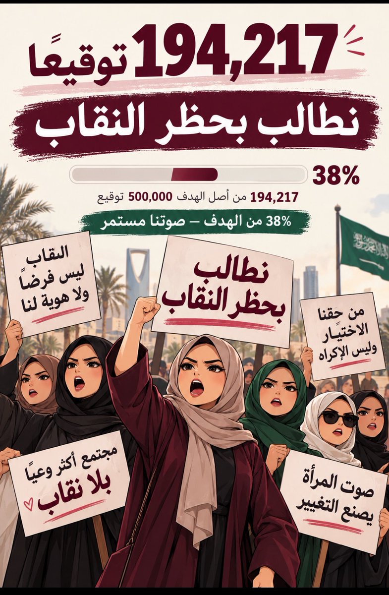 ioioioiillolo's tweet photo. انتي مو لحالك !
وللان باقي بنات مايعرفون عن التوقيع 

#نطالب_بحظر_النقاب23 #٢٠٣٠_بلا_نقاب23 https://t.co/wjmd7tOrvN