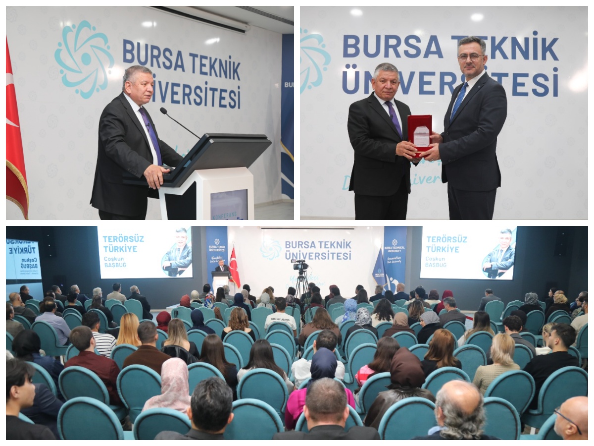 ancaglar's tweet photo. Emekli İstihbarat Albayı ve Güvenlik/Terör Uzmanı Sayın Coşkun Başbuğ’u Üniversitemizde ağırlamaktan ve “Terörsüz Türkiye” konferansında öğrencilerimiz ve personelimizle bir araya getirmekten memnuniyet duyduk.

Türkiye’nin terörle mücadelesi, değişen küresel dengeler ve ülkemizin geleceği üzerine önemli değerlendirmelerin paylaşıldığı bu buluşmanın, gençlerimizin dünyadaki gelişmeleri daha yakından takip etmelerine ve ülkemizin geleceğine dair sorumluluk bilinci geliştirmelerine katkı sunduğuna inanıyorum.

Güçlü bir Türkiye’nin inşasında gençlerimizin bilgiyle, milli ve manevi değerlerle donanmış bireyler olarak yetişmesi büyük önem taşıyor. Üniversiteler olarak görevimiz; düşünen, sorgulayan ve ülkesinin geleceğine katkı sunan nesillerin yetişmesine rehberlik etmektir.

Nazik katkıları ve kıymetli değerlendirmeleri için Sayın Coşkun Başbuğ’a, programımıza katılımlarıyla bizleri onurlandıran Yıldırım Kaymakamımız Sayın Metin Esen’e ve tüm katılımcılarımıza teşekkür ediyorum.

#BursaTeknikÜniversitesi #TerörsüzTürkiye #TürkiyeYüzyılı