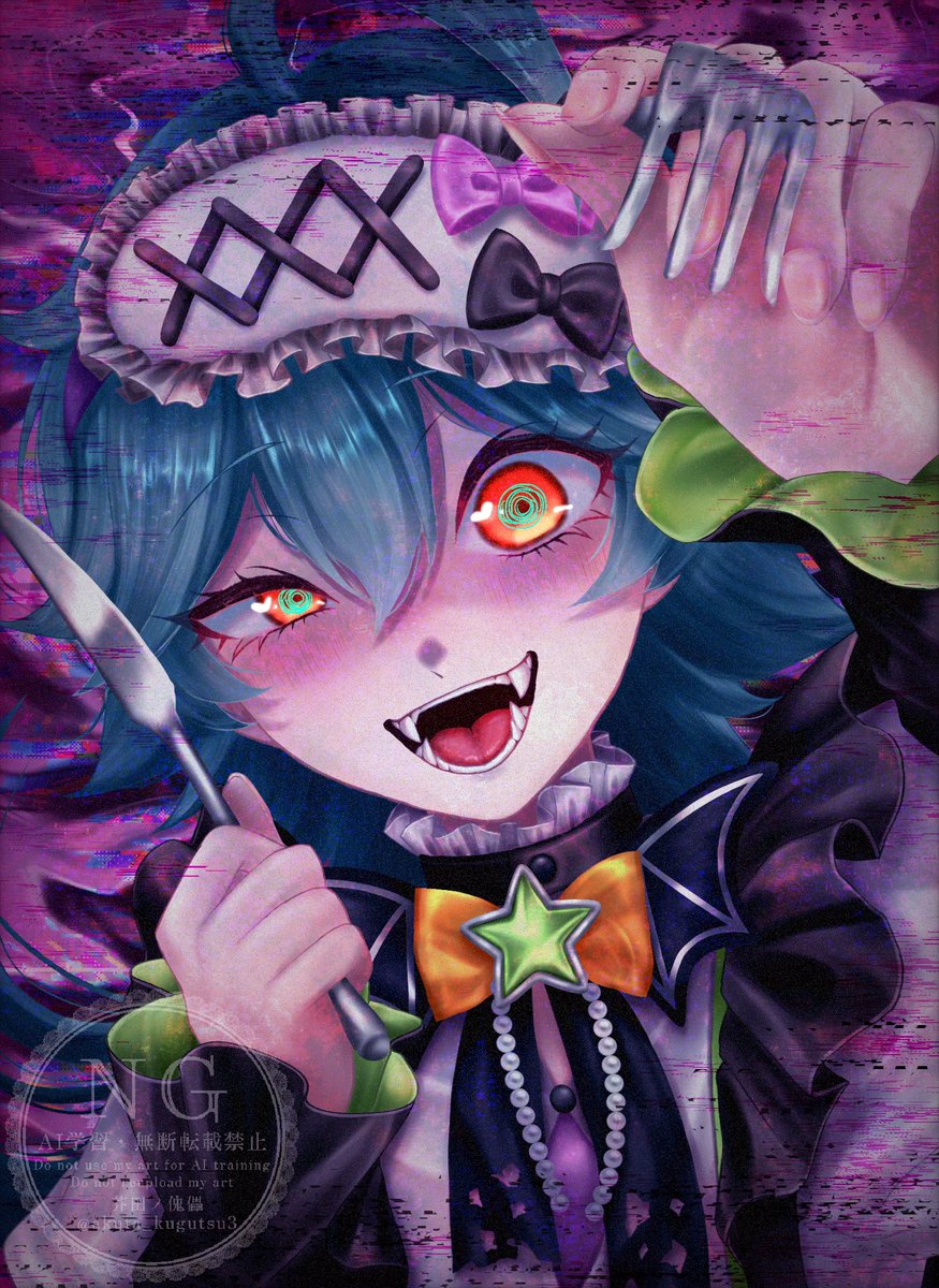 akuta_kugutsu3's tweet photo. 𖥔⏔⏔⏔⏔⏔𓋭⏔⏔⏔⏔⏔𖥔
⋮⋆ Nightmare Syndrome♡ ⋆⋮
𖥔⏔⏔⏔⏔⏔𓋭⏔⏔⏔⏔⏔𖥔
 #あんスタFA  #ライカ https://t.co/tWgoE1x9V9